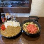 紅生姜天そば、カレーライス