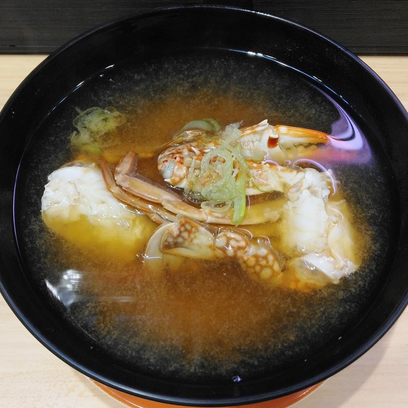 わたりがに汁(平禄寿司 仙台クリスロード店 )