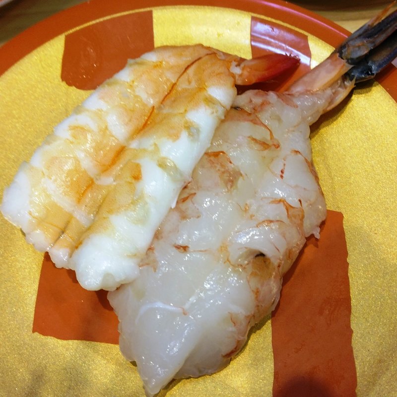 天然海老セット(平禄寿司 仙台クリスロード店 )