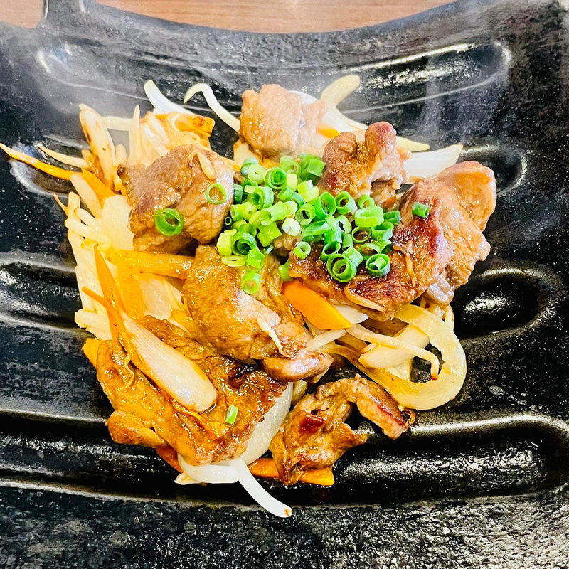 瓦焼き　ジンギスカン(瓦焼き ひとたらし)