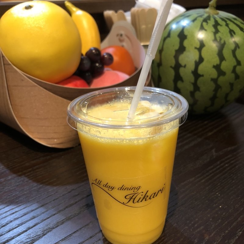 オレンジジュース(果実店ひかりフルーツ)