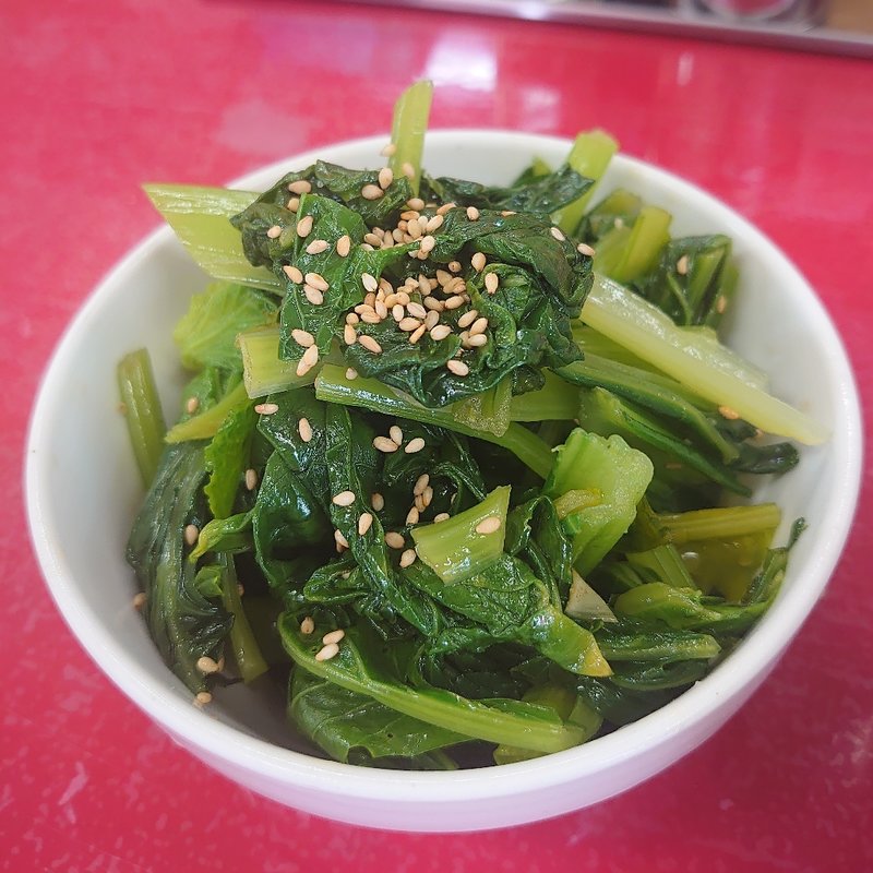 小松菜のナムル(とん平食堂 )