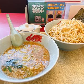醤油つけ麺(ラーメン山岡家 上三川店)