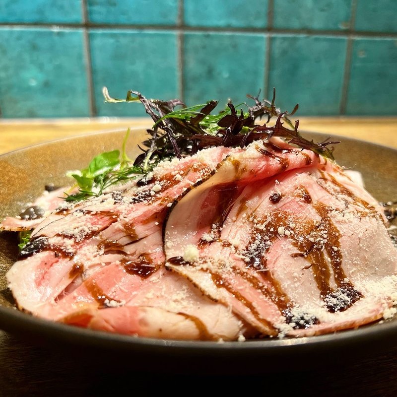 自家製豚ハム(the terrace of kyoto)