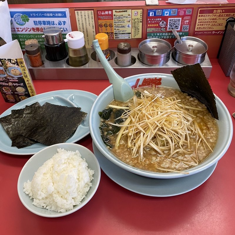 ネギラーメン(ラーメン山岡家 越谷レイクタウン店)