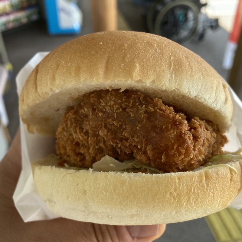 とんかつバーガー(道の駅 三滝堂)