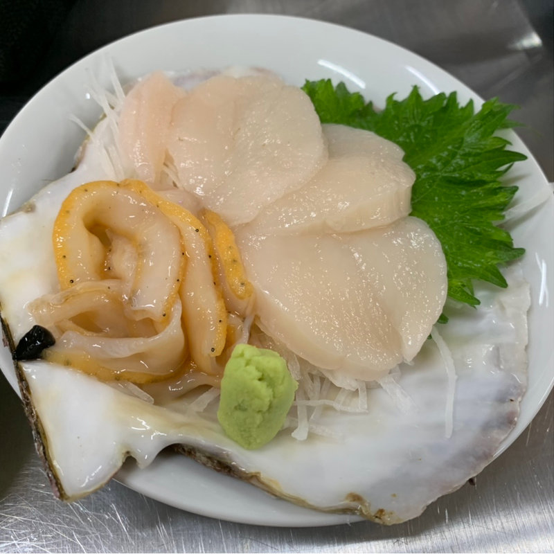 帆立刺身(海の幸ふるまいセンター)