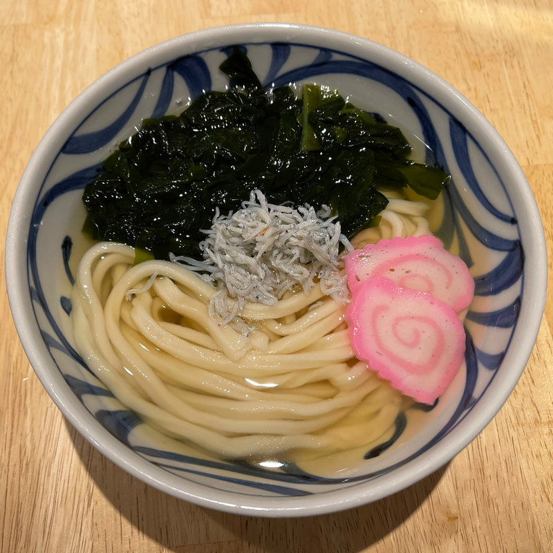 鳴門生わかめとしらすのうどん(麦福 )