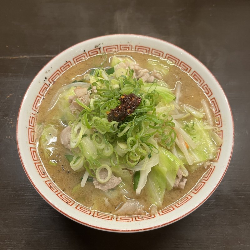 野菜タンメン(限定)(博多とんこつ 豚の足跡)