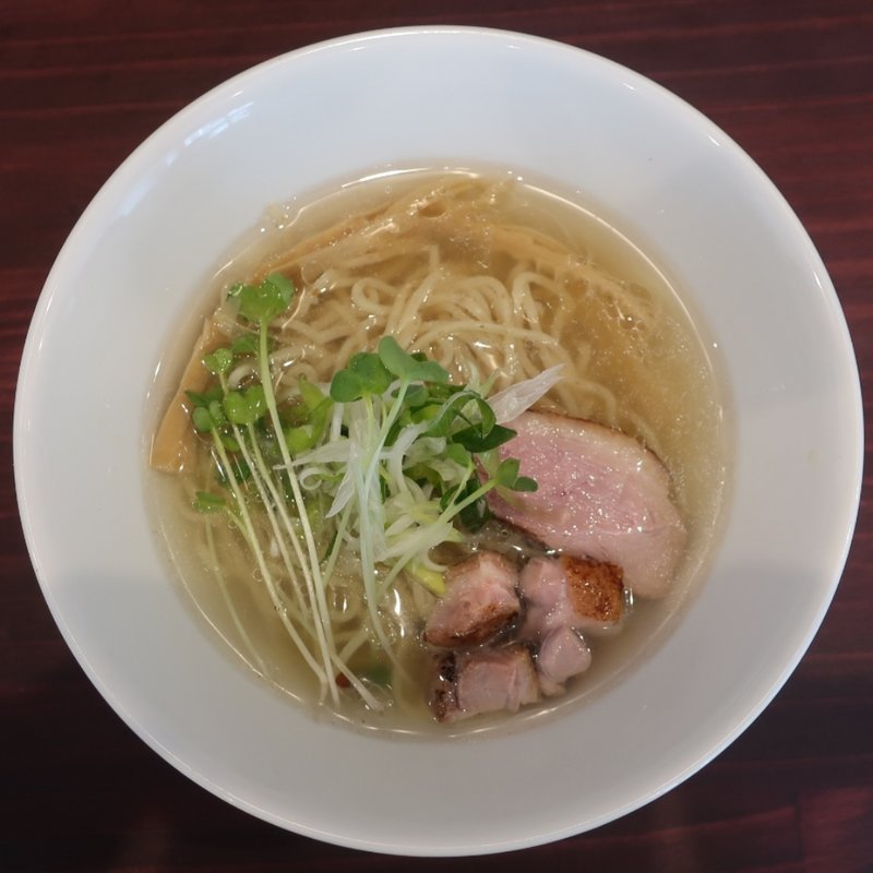 鴨塩ラーメン(鴨LABO 住吉店)