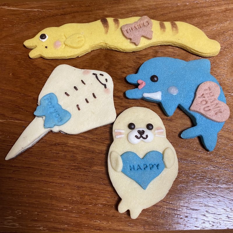 ウツボ、イルカ、アザラシ、エイ(kurimaro collection)