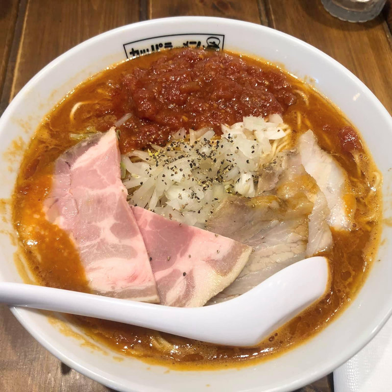 チャーシューとまとラーメン(カッパラーメンセンター)