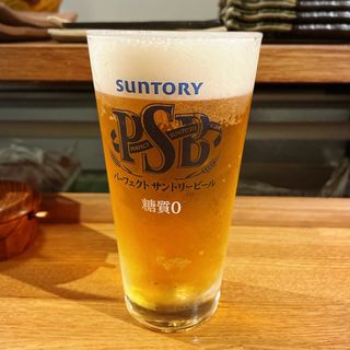 パーフェクトサントリービール(やきとんざぶ)