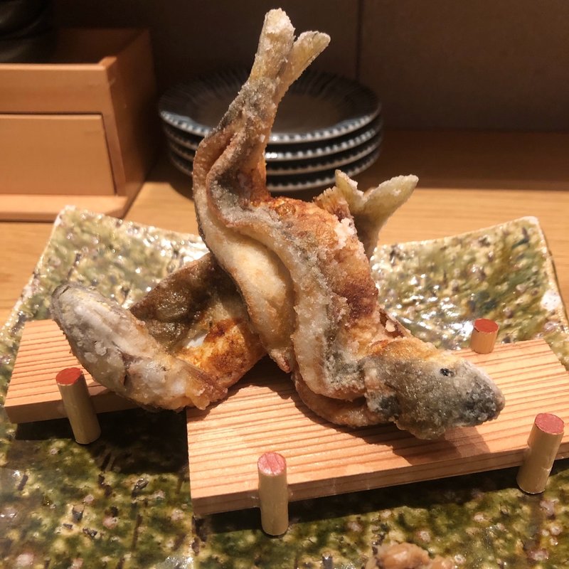 鮎の香り揚げ(魚菜由良　雑魚亭)