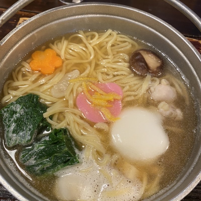 お雑煮めんちゃんこ(博多めんちゃんこ亭 藤崎本店)