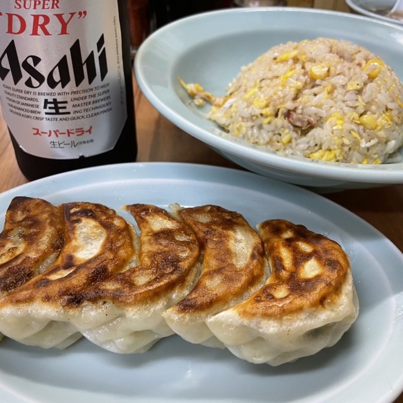 炒飯＋餃子＋ビール(丸吉飯店)