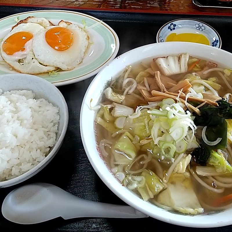 野菜ラーメン定食(八号線食堂 )
