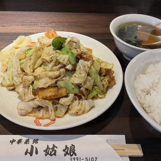 回鍋肉定食(中華菜館 小姑娘)
