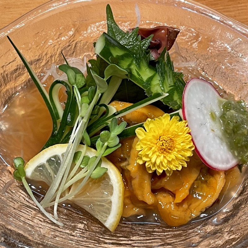 ホヤ刺し(サバの駅 )