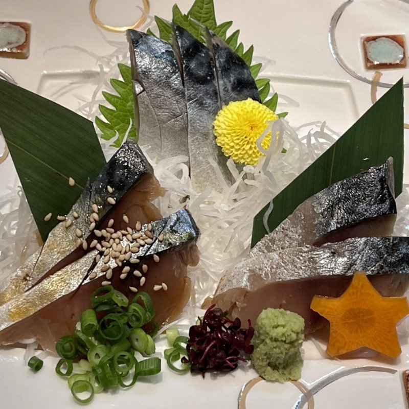 盛り合わせ（しめ鯖、づけ、味噌漬け）(サバの駅 )