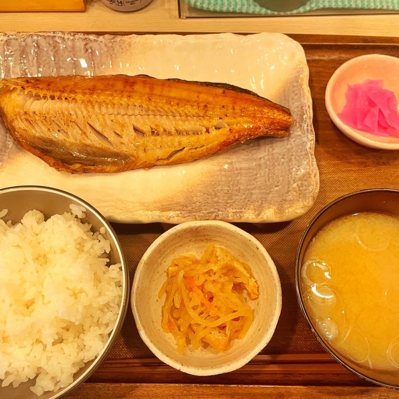 ほっけ定食(ゆかり食堂)