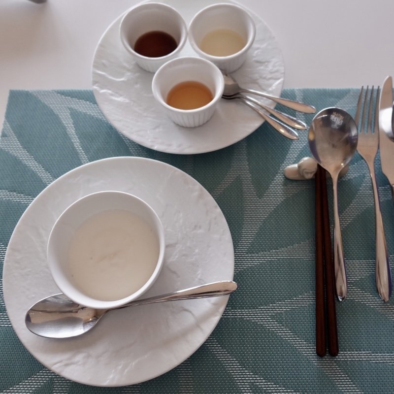 ヨーグルトとハチミツ3種(オーベルジュ波太オルビス)