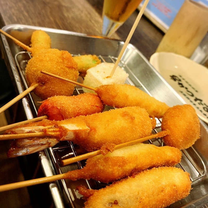 新大阪セット(串かつだるま アルデ新大阪店)