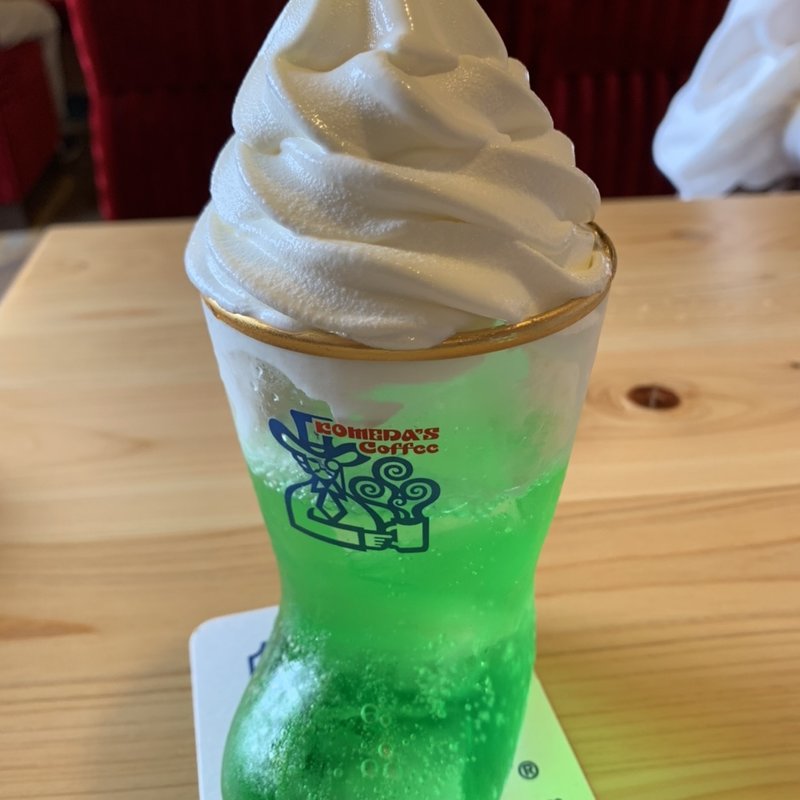 クリームソーダ(コメダ珈琲店 生駒店 )