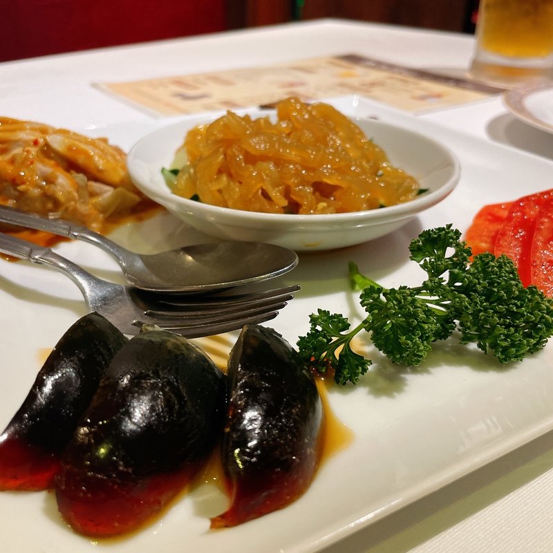 前菜盛り合わせ(四川料理刀削麺 川府 神保町店 （せんふう）)