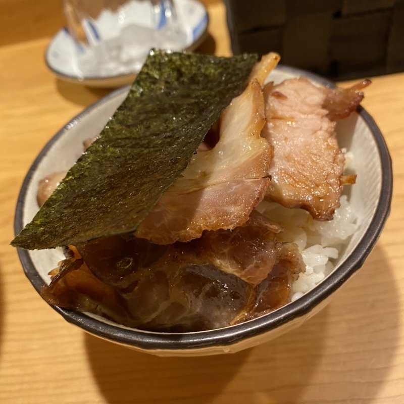チャーシューごはん(麺やさい門)