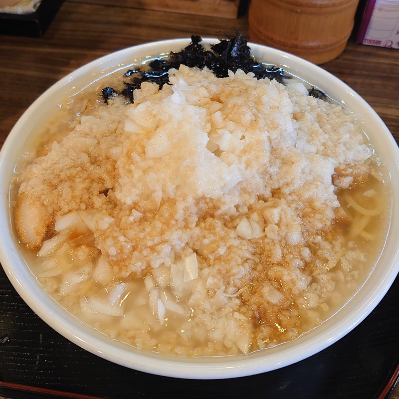 つばめらーめん+大盛り+玉葱増し+岩のり(麺屋 とどろき)