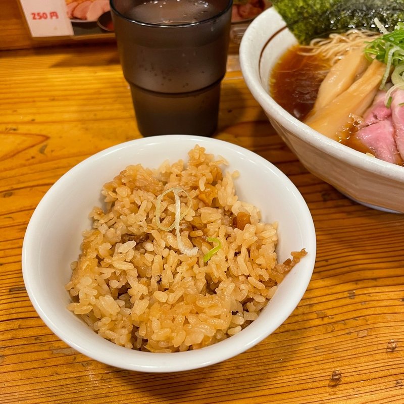 チャーシュー炊き込みご飯(中華そば 一陽来復)