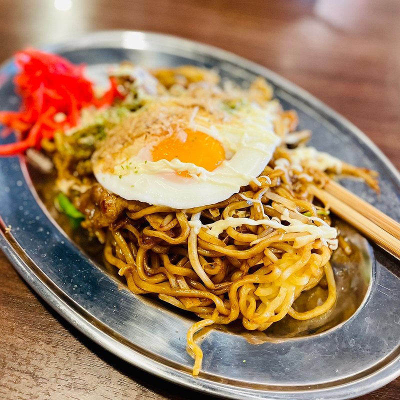 焼きそば　ソース(瓦焼き ひとたらし)