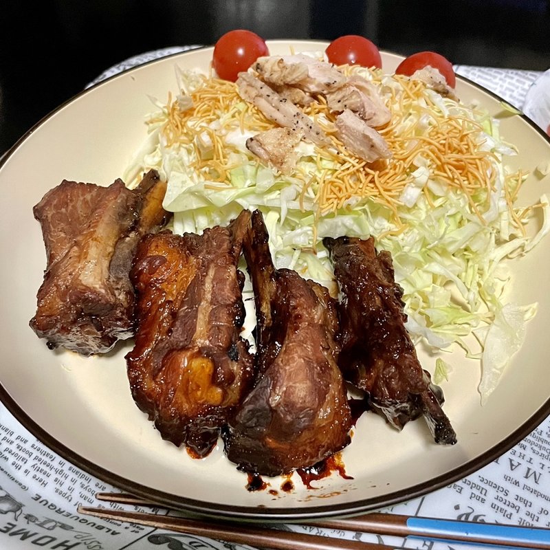 骨付きスペアリブ(自宅)