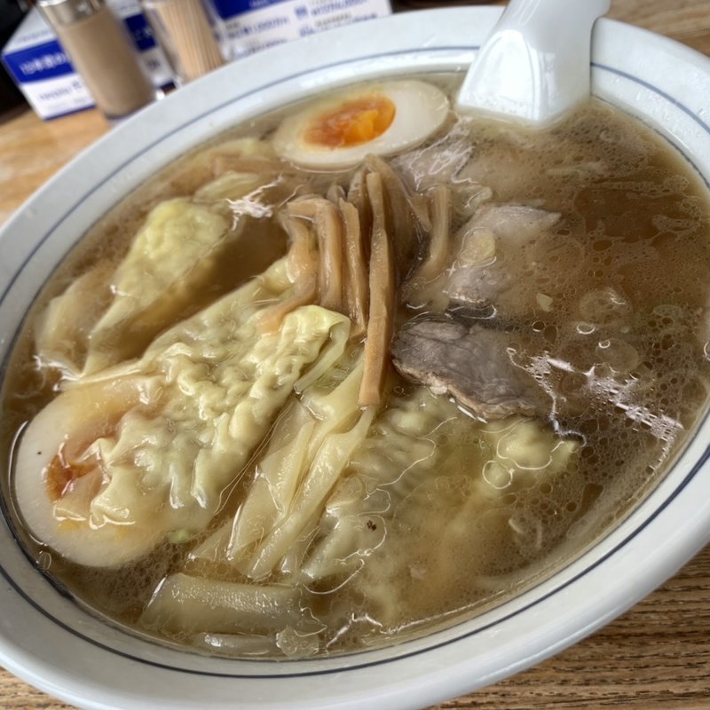 ワンタンメン しょうゆ味 煮たまごW(かつ平 )