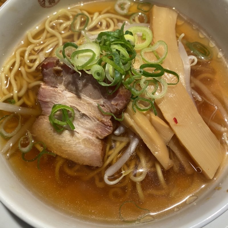 醤油ラーメン(大阪王将天神新天町店)