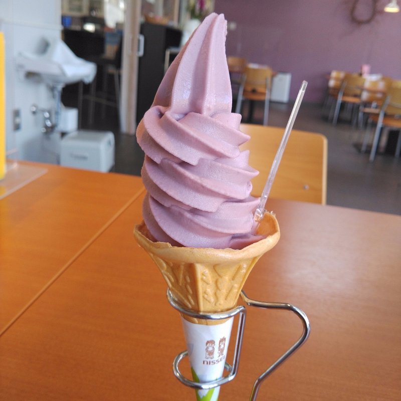 ぶどうソフトクリーム(ぶどうの樹 )