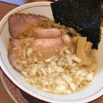 背あぶら中華そば