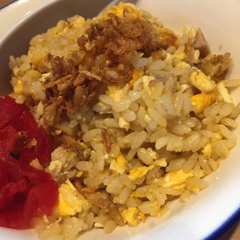 壇のチャーハン ハーフ(中華そば 壇 吉敷店)