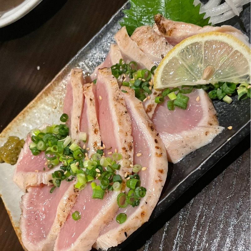 鶏たたき(牡蠣としゅうこと時々かねこ)