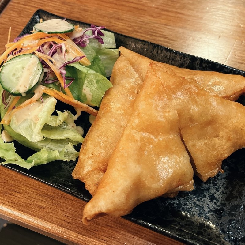 海老の挟み揚げ(オチャバーカフェ)