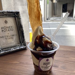 芋ソフトクリーム(ミツイモタイム　薬院店)