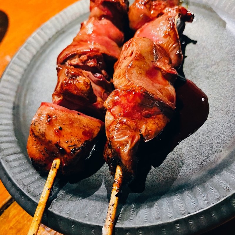 レバー(ヤキトリ、ワイン、日本酒、Q)