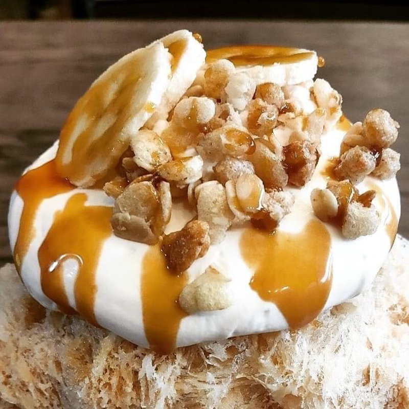 ロイヤルミルクティーラテ(氷屋cafe 旬果)