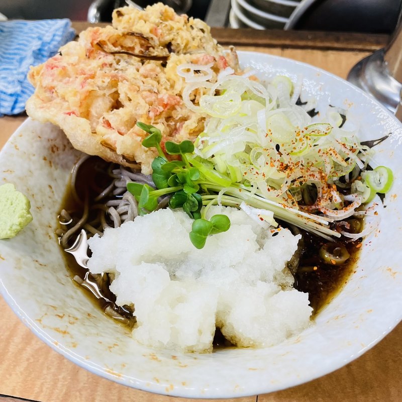 かき揚げそば(川一 （かわいち）)