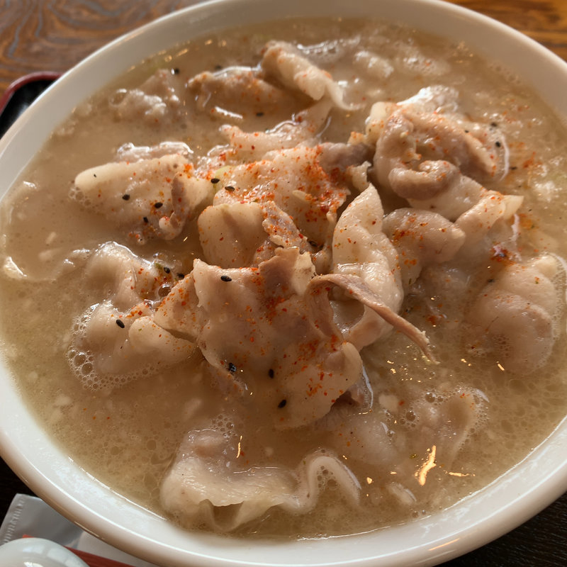 おろし豚骨ラーメン (千の月 （せんのつき）)