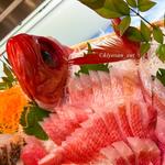 金目鯛の舟盛り食べ放題！旬魚と春野菜の創作グルメバイキング