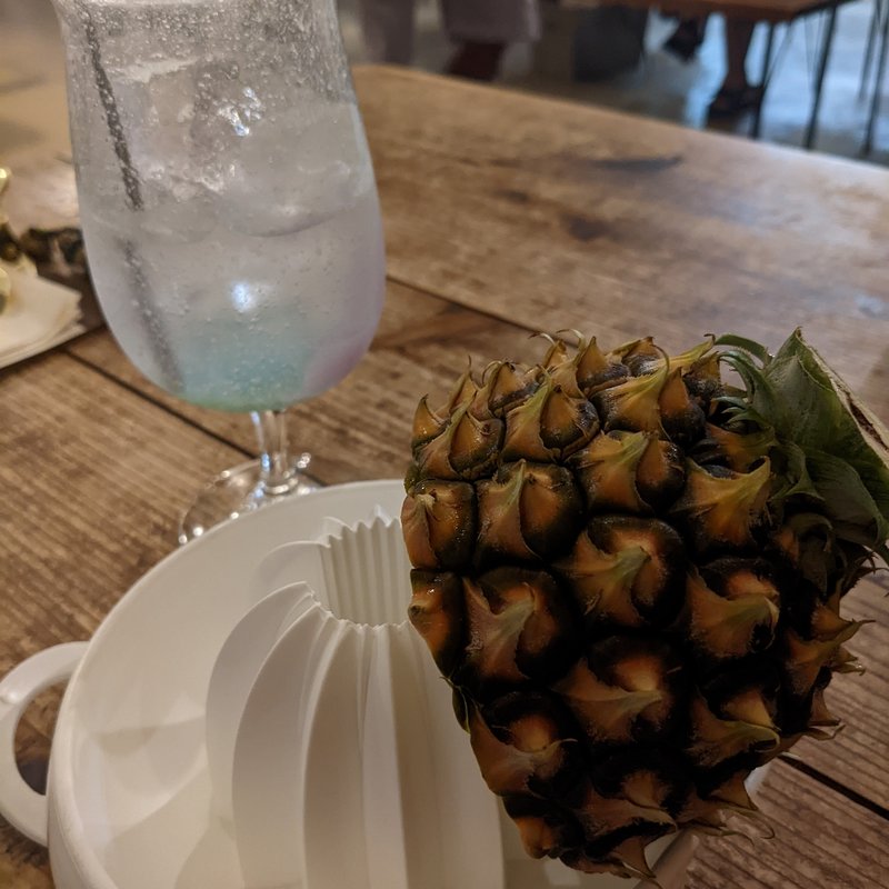 生搾りパインサワー(一隼)