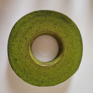 鎌倉焼菓　抹茶バウムクーヘン　ホワイトチョコレート(カカオハナレ)