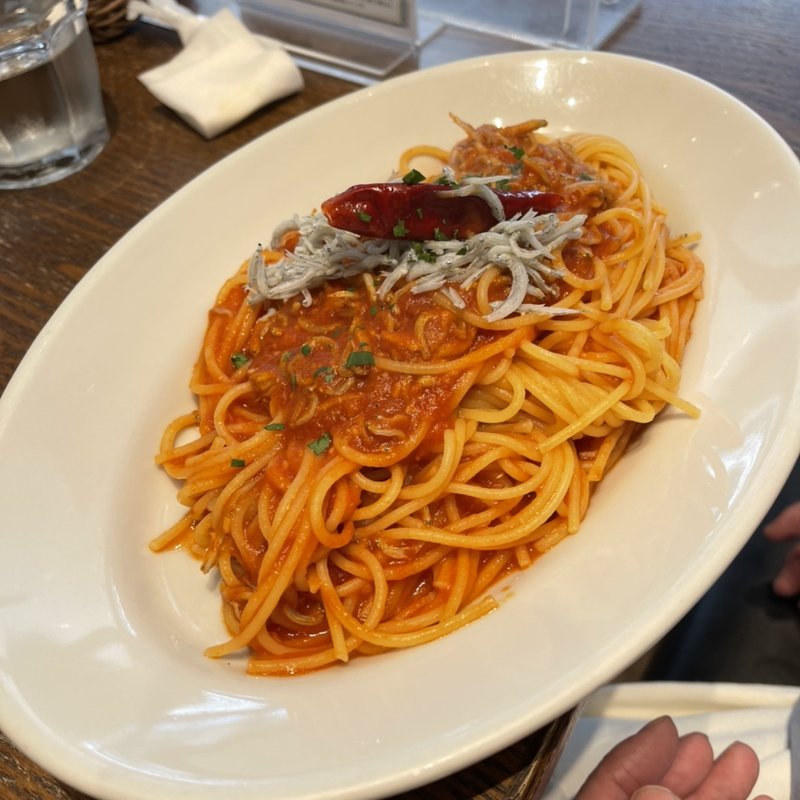 しらすのアラビアータ(トラットリア ターヴォラ 御殿場プレミアムアウトレット店 （Trattoria TAVOLA）)